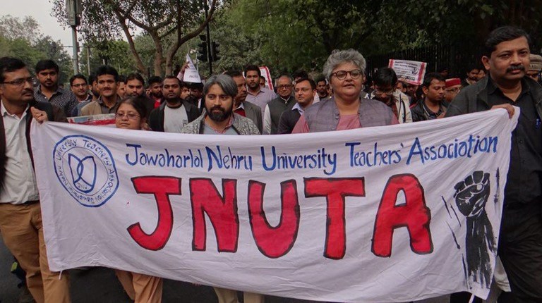 Police witch-hunting, none in university safe, alleges JNUTA