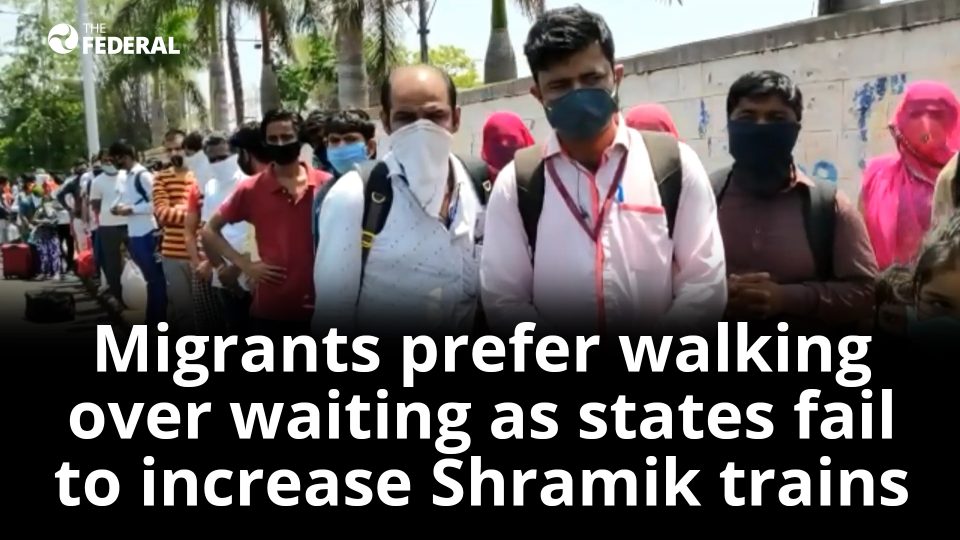 Migrants prefer walking over waiting as states fail to increase Shramik trains