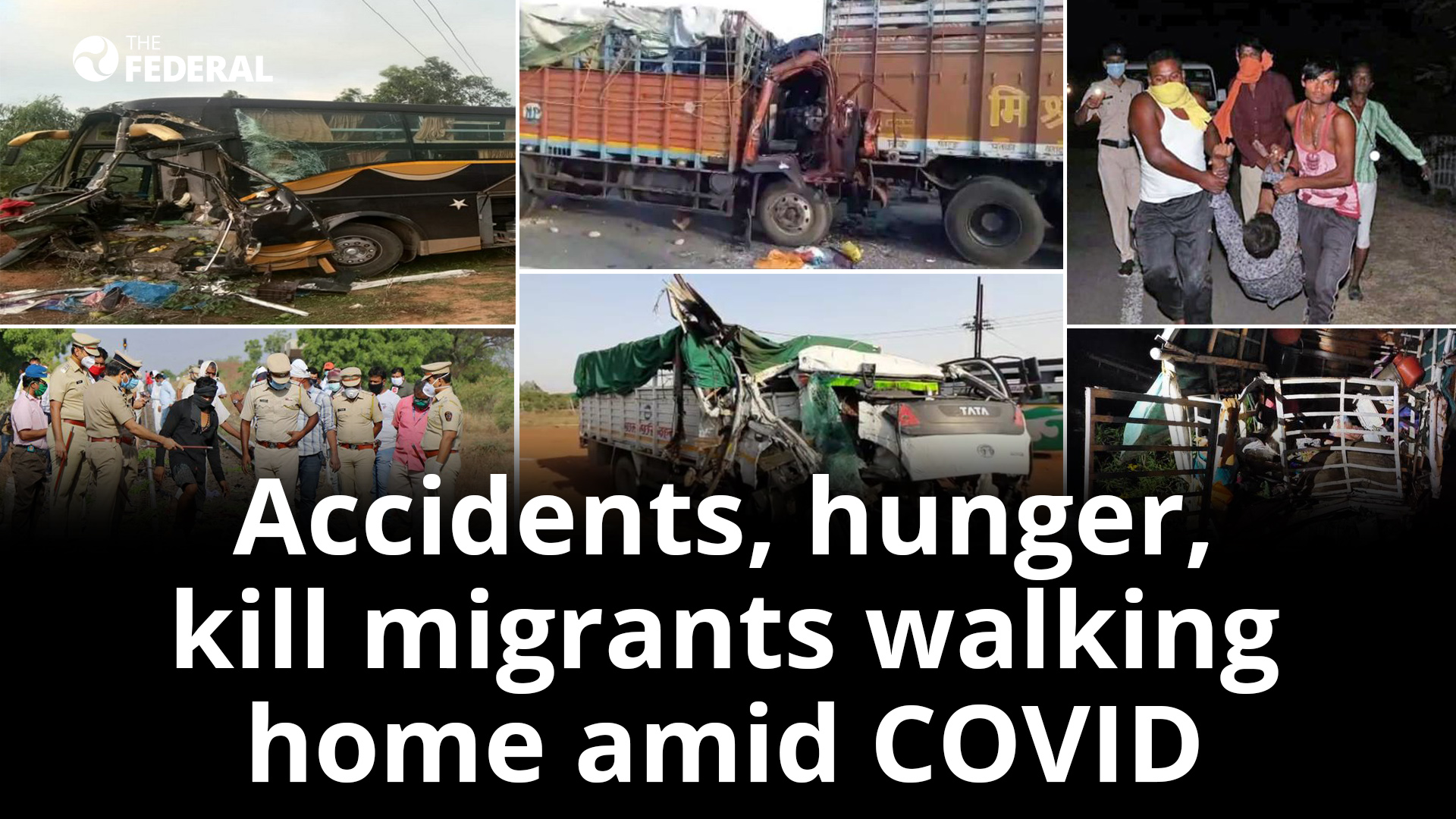 Accidents, hunger, kill migrants walking home amid COVID
