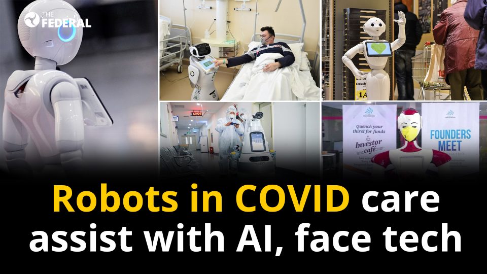 Robots in COVID care assist with AI, face tech