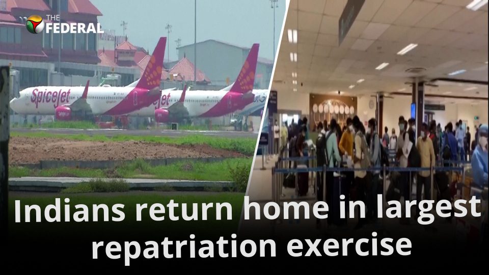 Indians return home in largest repatriation exercise