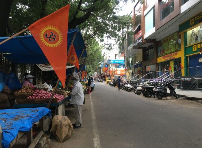 Saffron flags in Bengaluru commercial area: Two more complaints filed