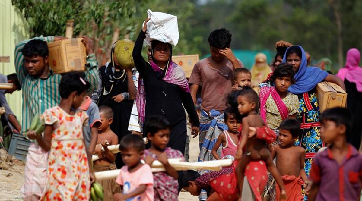 Rohingyas in India fleeing to Bangladesh for safety and refuge
