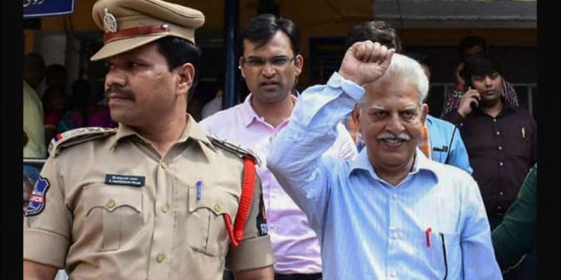 Varavara Rao gets bail on health grounds in arson case