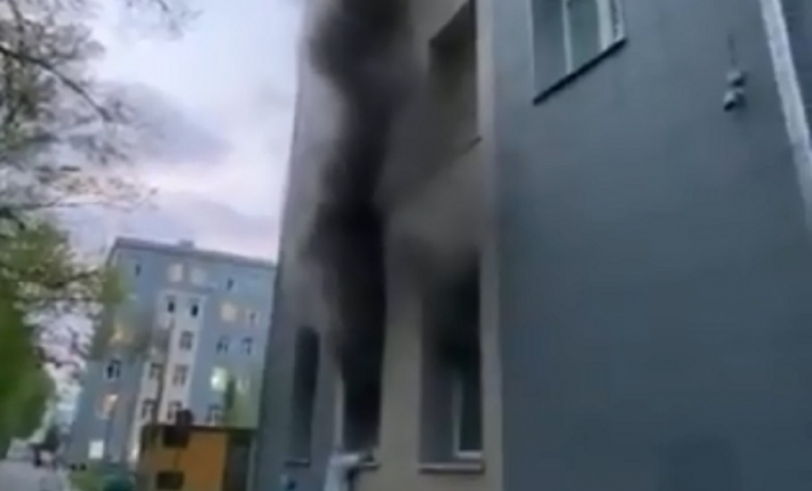 Moscow, hospital, coronavirus, fire break out, COVID-19