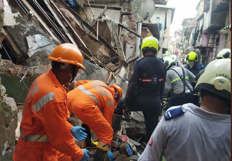 14 rescued in Mumbai wall collapse incident, operation underway