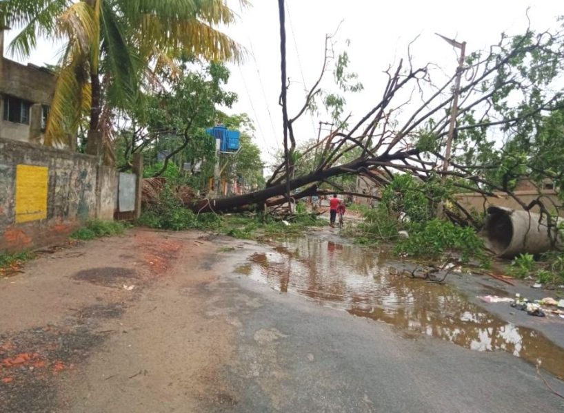 Capturing the trail of destruction left by cyclone Amphan in Bengal