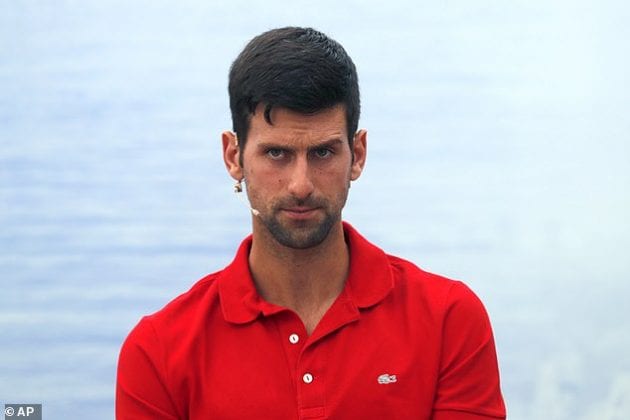 Novak Djokovic and wife test negative for COVID-19