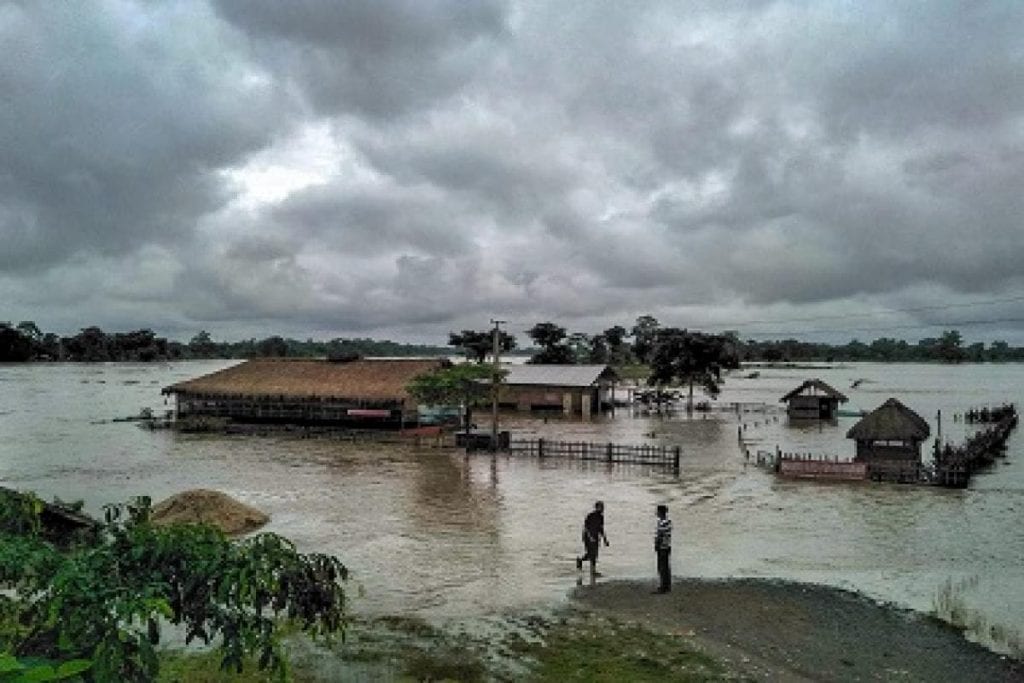 Assam floods again as Brahmaputra swells after week of rain; lakhs ...