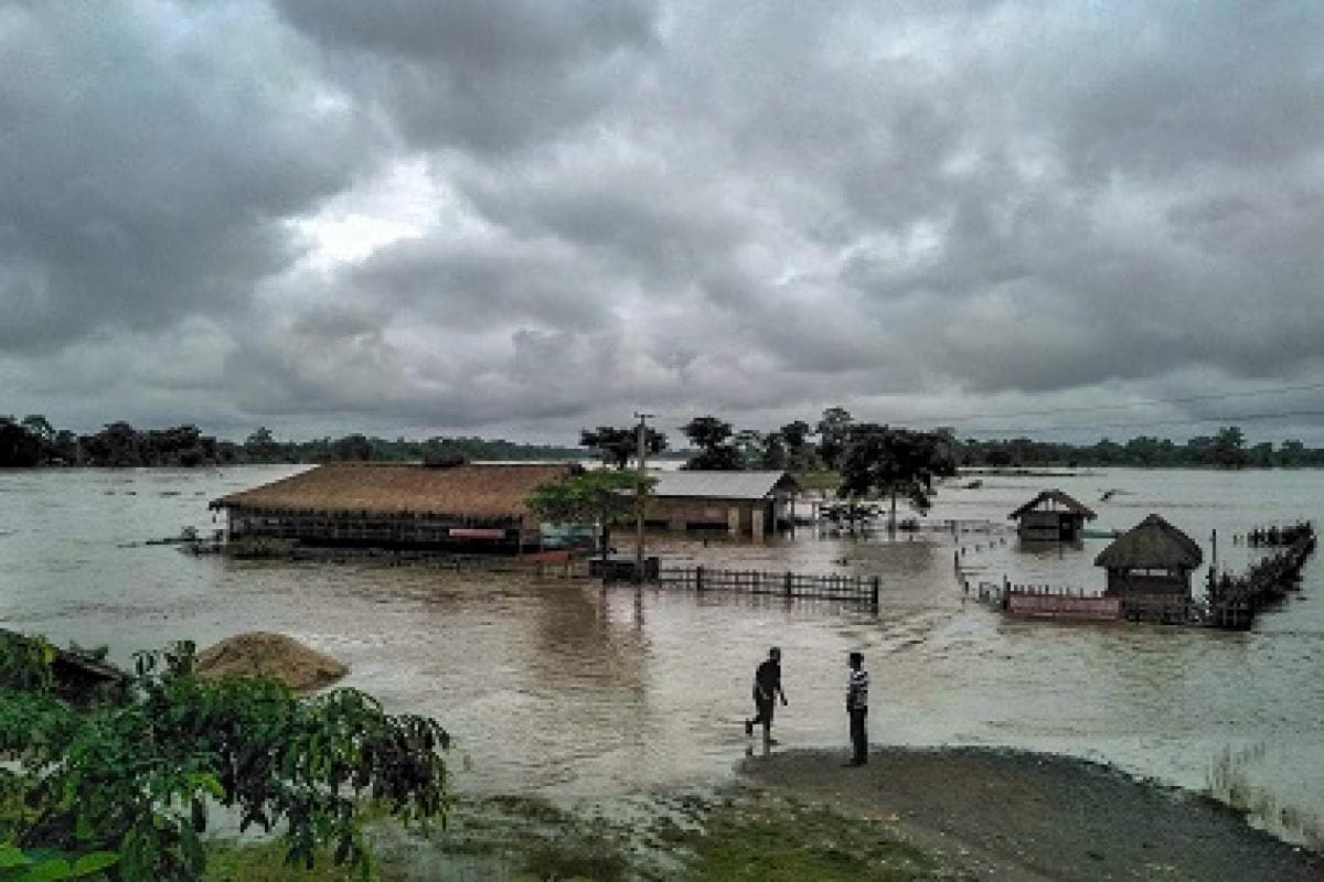 Assam floods again as Brahmaputra swells after week of rain; lakhs displaced