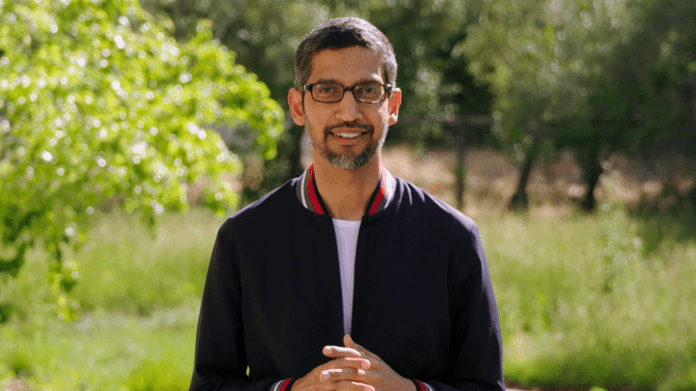 Google, Sundar Pichai, text and voice search, 100 Indian languages, Responsible AI, AI, ML