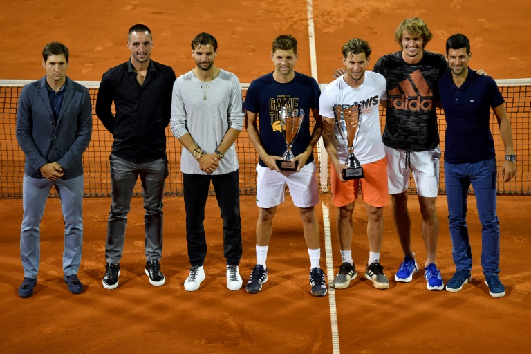 Grigor Dimitrov, Borna Coric, Novak Djokovic, coronavirus, COVID-19