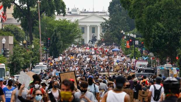 Protesters in US flood streets in huge numbers, push for police reforms
