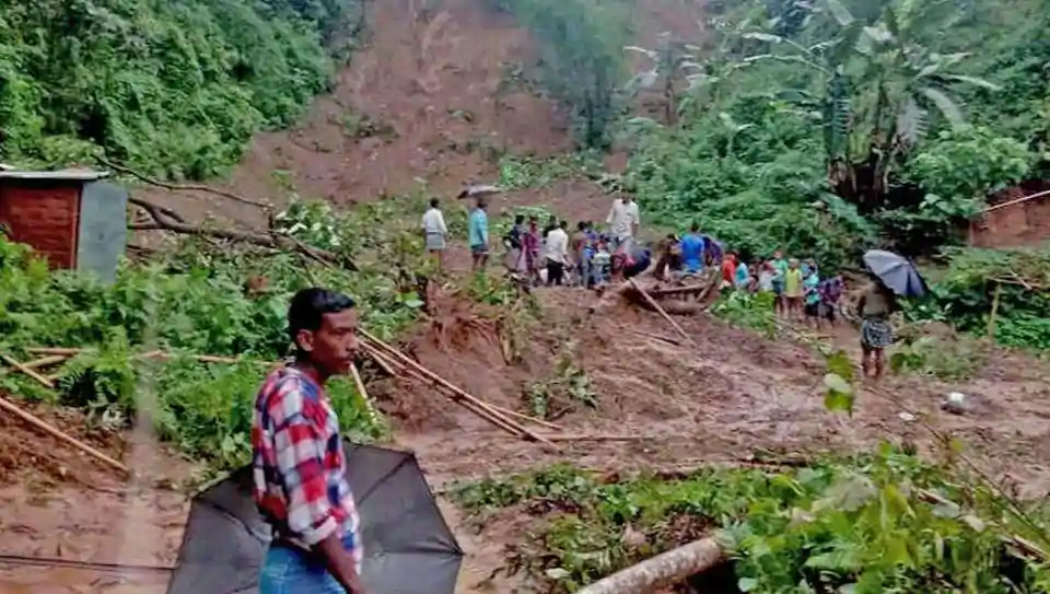 landslides, south assam, Barak valley, Hailakandi, Cachar, Karimganj, heavy rains