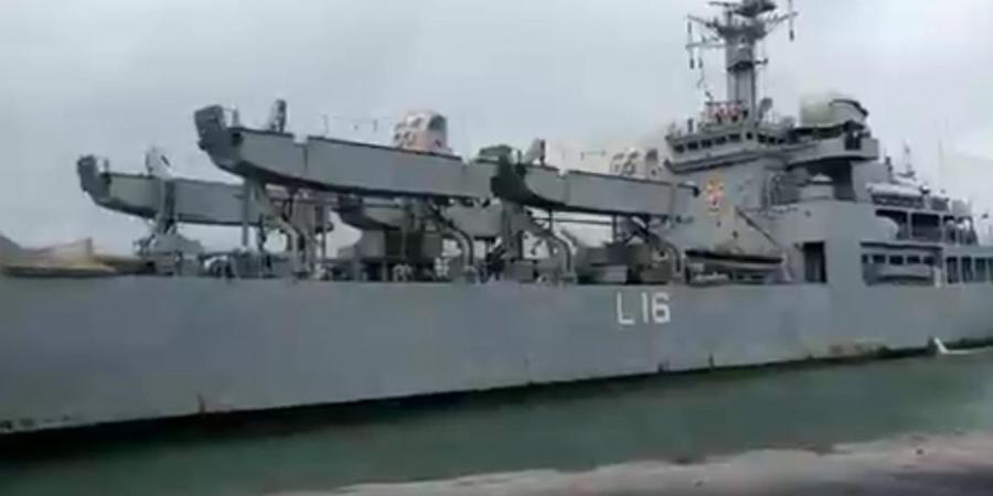 Indian Navy ship brings back 233 stranded Indians from Iran