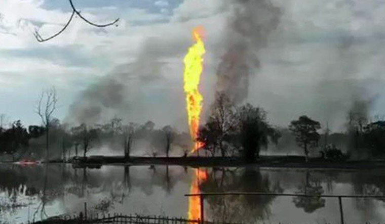 Two firefighters die in Baghjan gas well blowout blaze in Assam