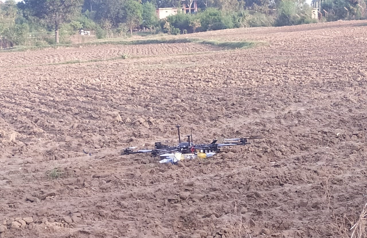 Pakistan drone with weapons shot down by BSF in Jammu & Kashmir