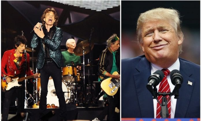 Rolling Stones, US President Donald Trump, US elections, November elections