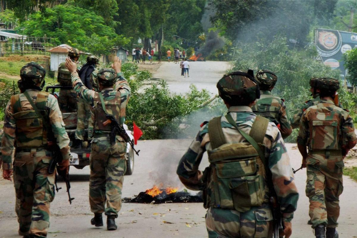 Army holds flag march in Assam after clashes over Ram temple event