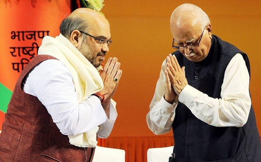 Shah meets Advani ahead of hearing in Babri mosque demolition case