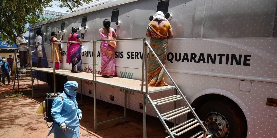 AP introduces 20 mobile sample collection vans to facilitate testing