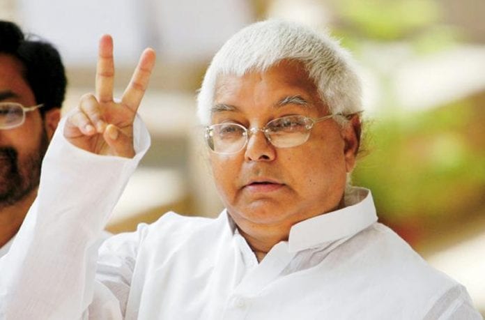 Lalu alleges BJP seeking to divide country based on caste, religion