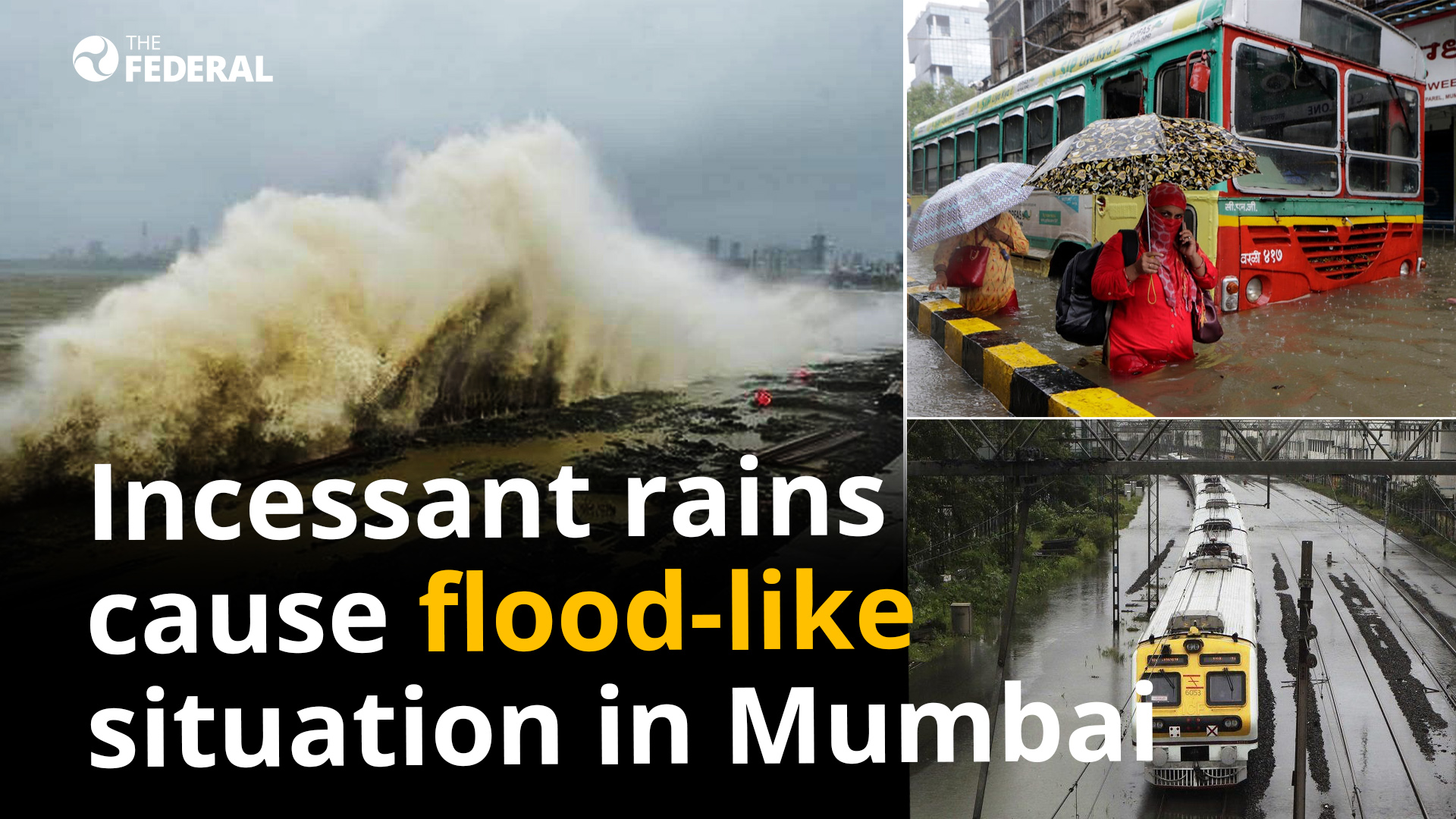 Heavy rainfall throws life in Mumbai out of gear