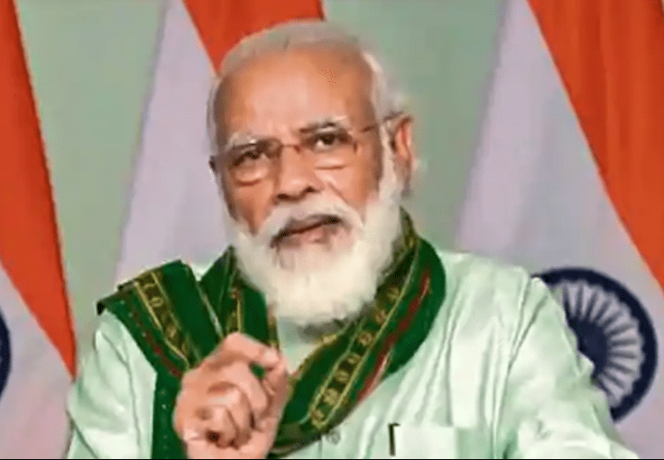 PM pitches for self-reliant India; no mention of $5 trillion economy this year