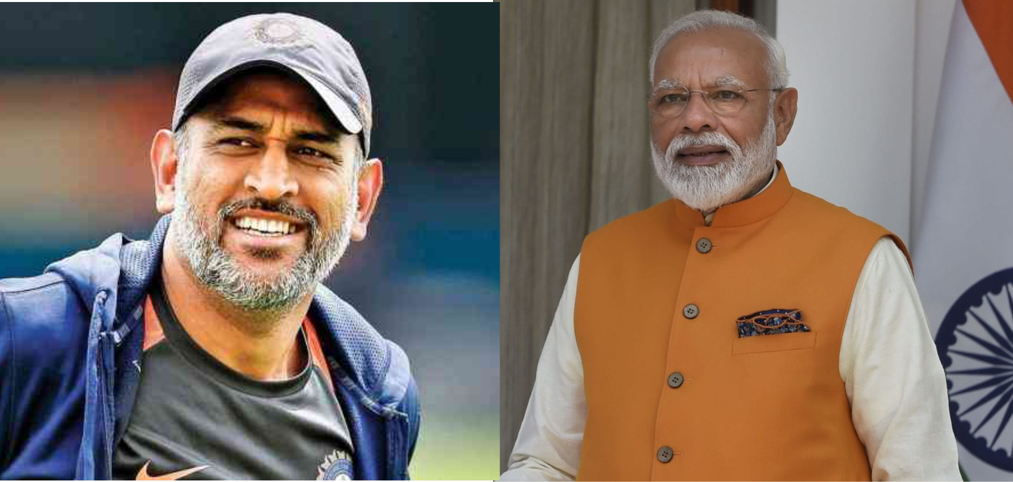Former Indian Captain, Dhoni thanked PM Modi for acknowledging his work