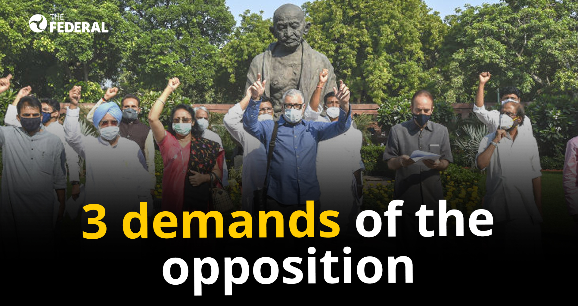 Opposition boycotts parliament, puts forth three demands