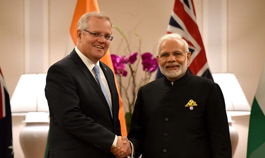 Australia pushes for trade links with India after trade spat with China