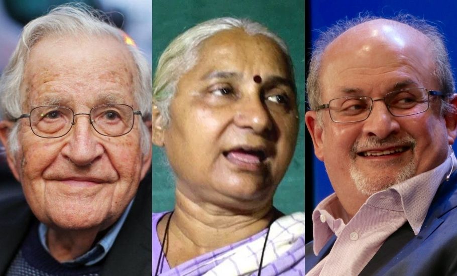 Chomsky, Medha Patkar, Rushdie