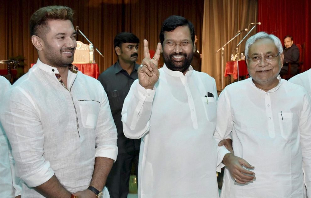 LJP to decide on Monday whether to stay with NDA in Bihar polls