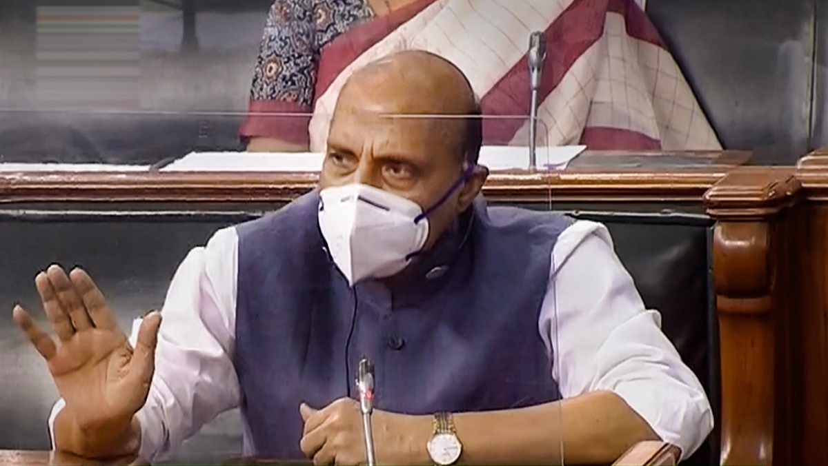 Rajnath expected to answer questions in RS on Chinese incursions