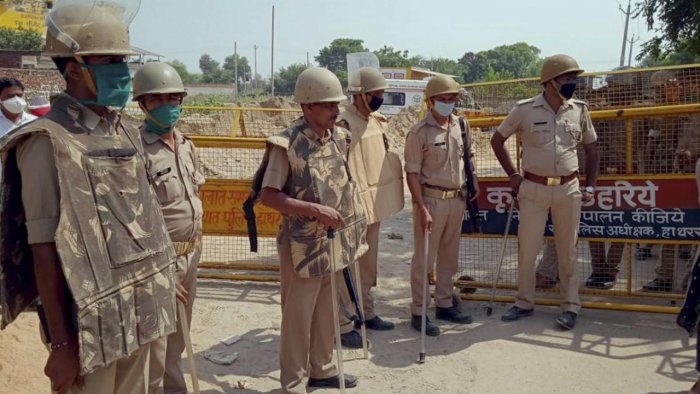 Hathras village cordoned off, phones of victim’s family members seized