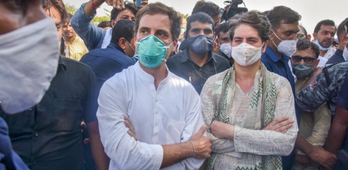 FIR filed against Rahul, Priyanka after highway drama en route to Hathras