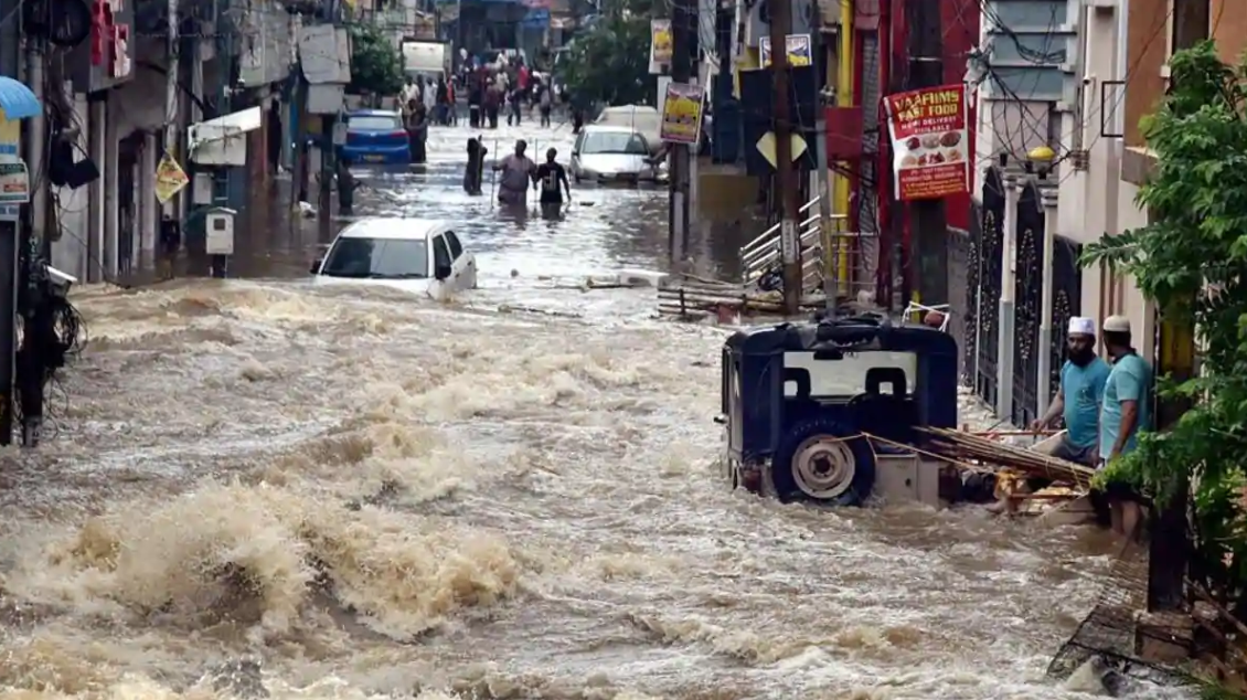 ‘Brand Hyderabad’ goes under water as rains wreak havoc