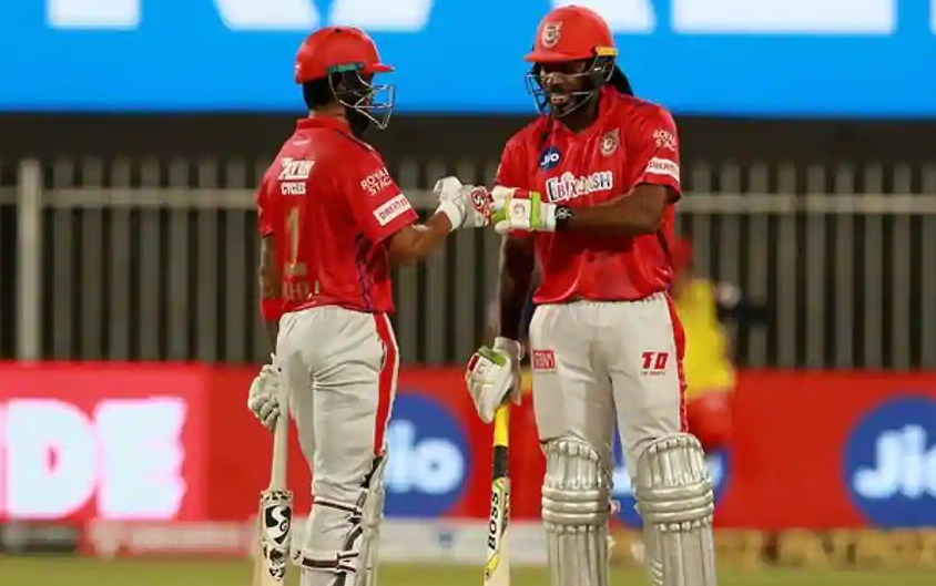 KXIP finally find a way to win after Gayle-Rahuls six-hitting competition
