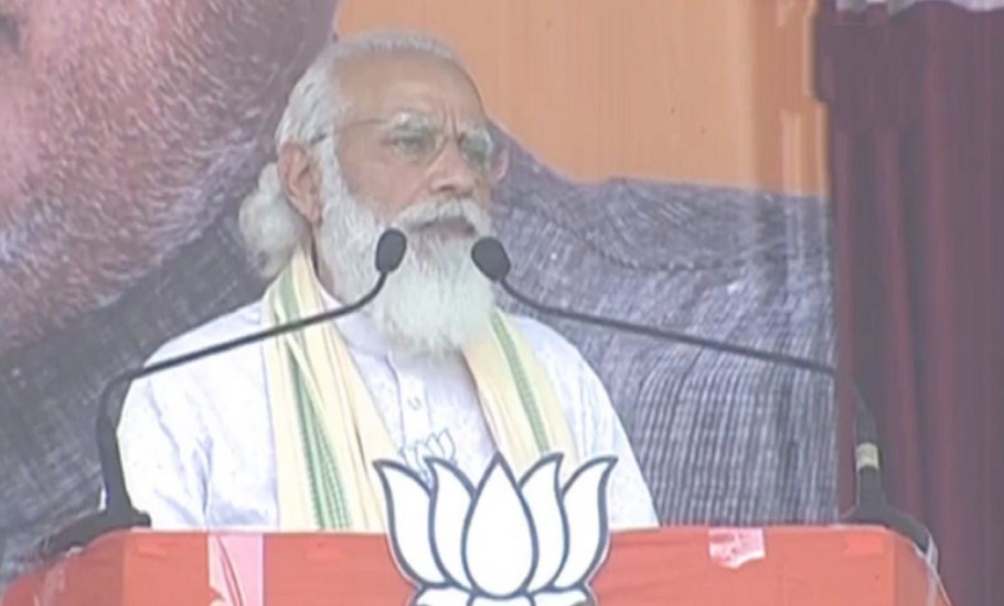 Those criticizing farm laws are helping middlemen, says PM at Bihar rally