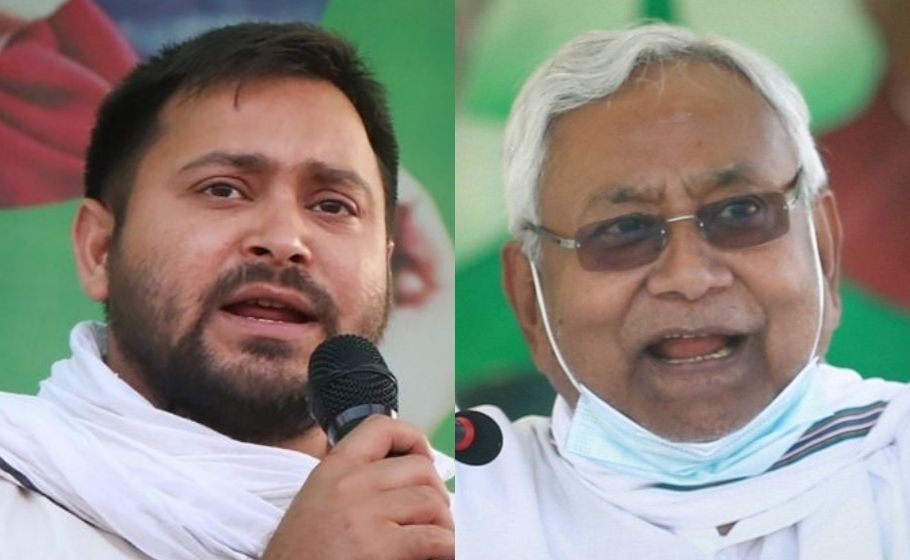 Nitish makes offensive posts against govt an offence, Tejashwi dares him