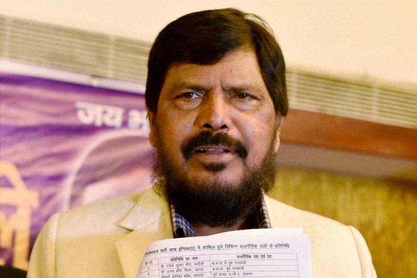 Athawale sole representative of NDA allies in Modi govt after Paswans death