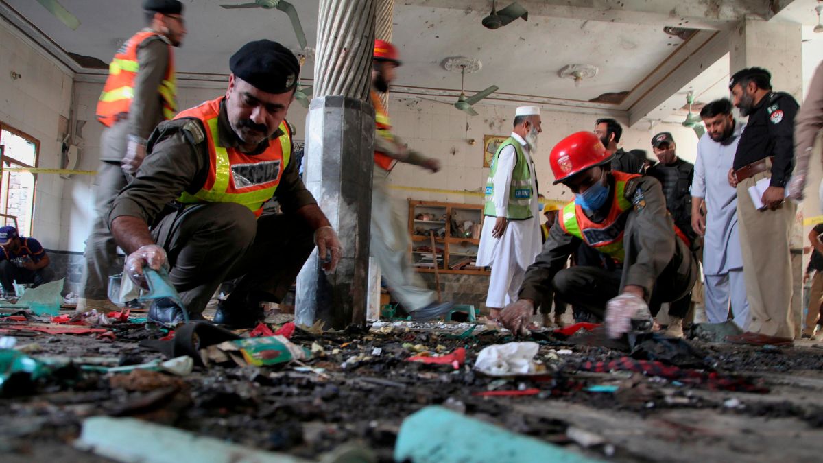 8 killed, over 120 injured in bomb blast at religious seminary in northwest Pakistan