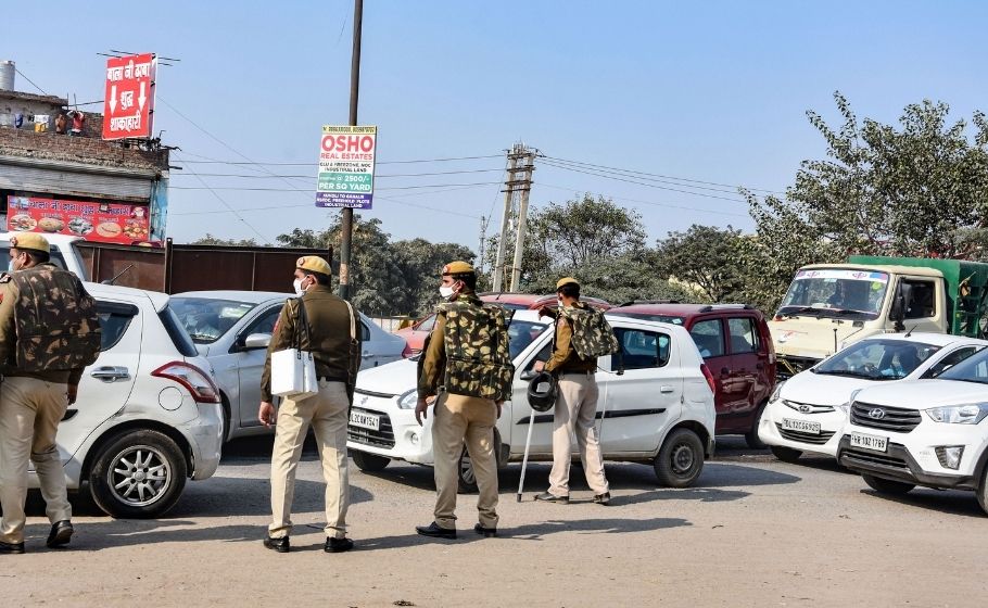 Farmers protest