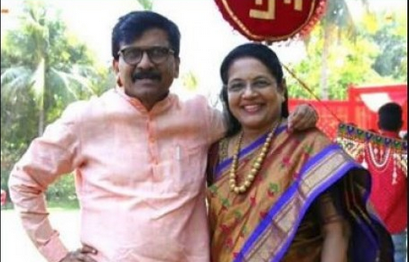 Sanjay Raut and wife Varsha Raut