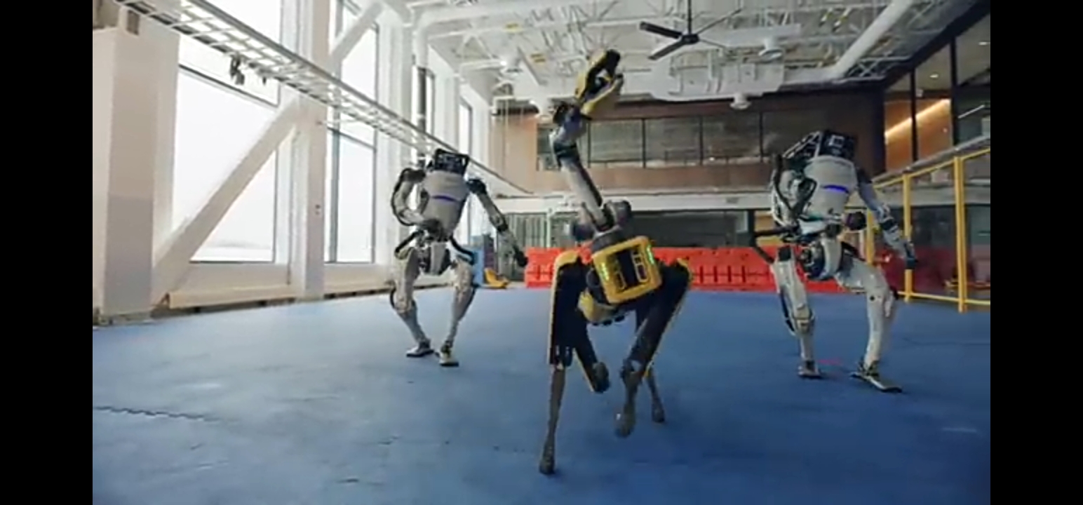 Watch: Robots rock the dance floor to welcome the New Year