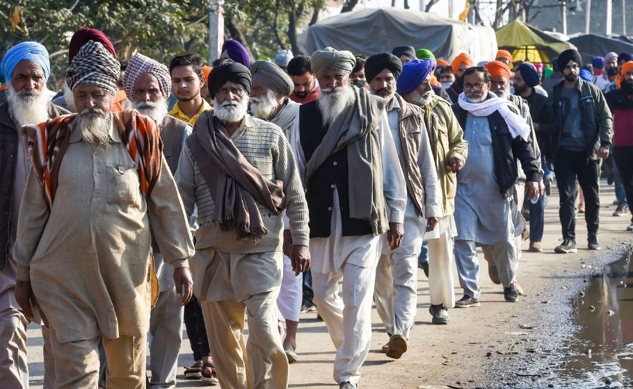 Farmers protest