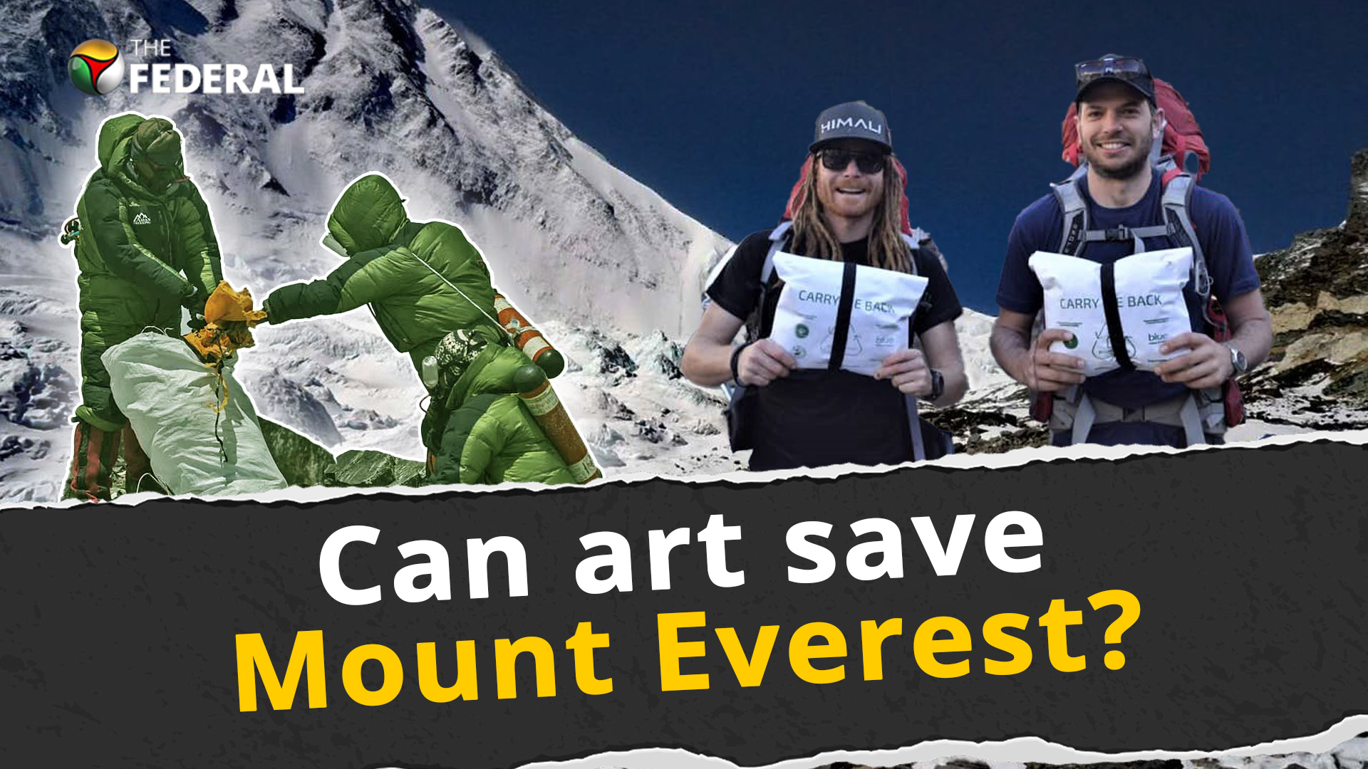 Art work to help solve Mount Everest’s trash problem