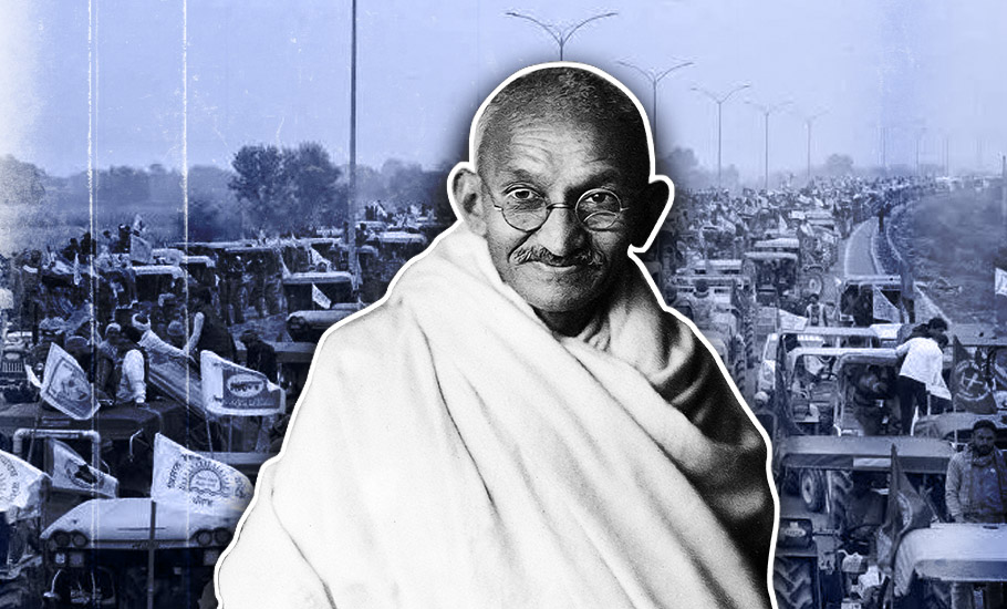 What Gandhi would have told  Tikait, farmers on Delhi border