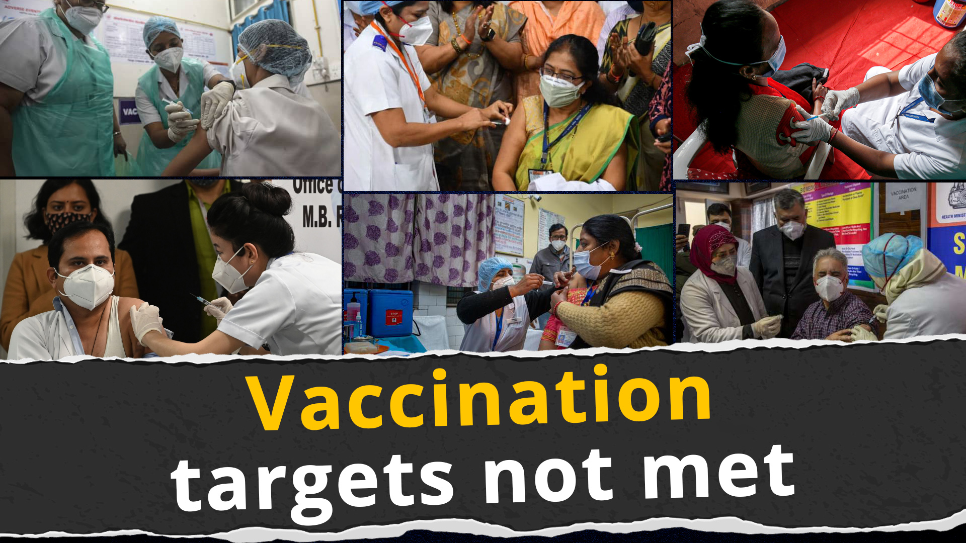 Better than US & UK, but India not meeting its own vaccination target