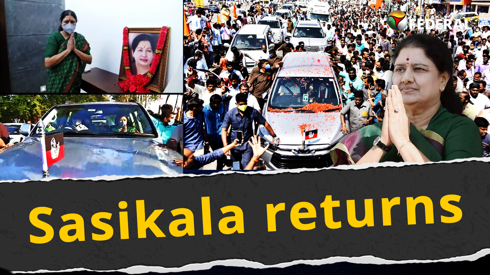 Sasikala returns to Chennai, AIADMK restless